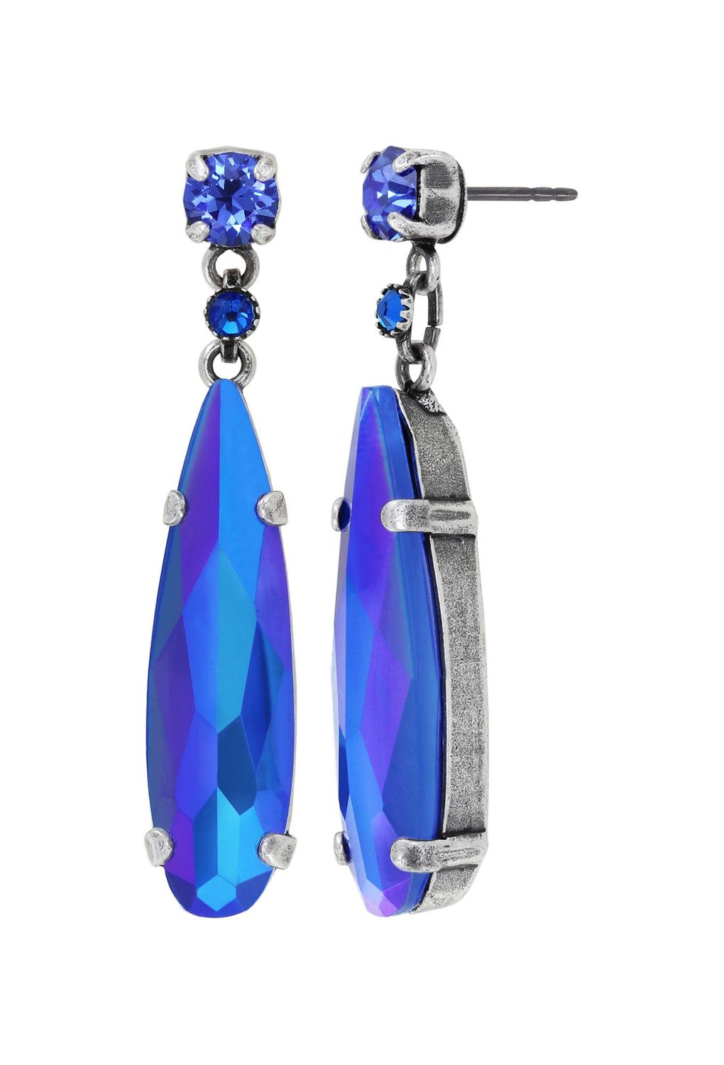 Konplott Ohrstecker baumelnd "Daily Desire" blue