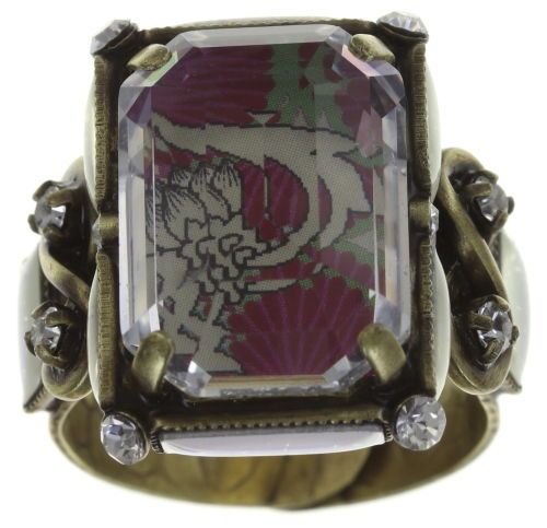 Konplott Ring "Color on the Rocks" weiß/Pink -multi