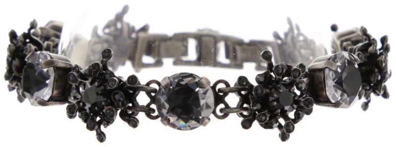 Konplott Armband "Petit four de fleur" schwarz
