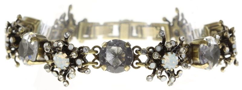 Konplott Armband "Petit four de fleur" weiß/weiß-opal