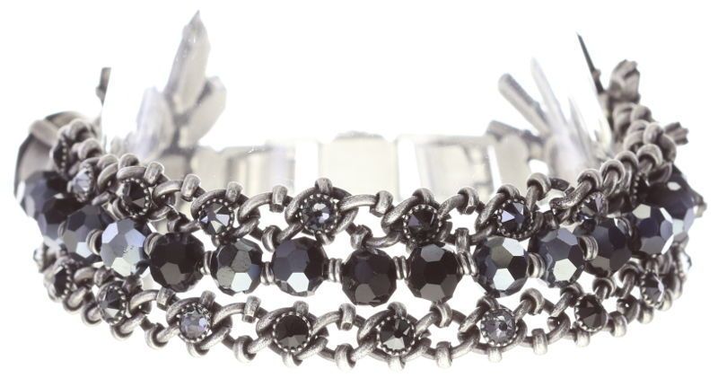 Konplott Armband "Spider Daisy" schwarz
