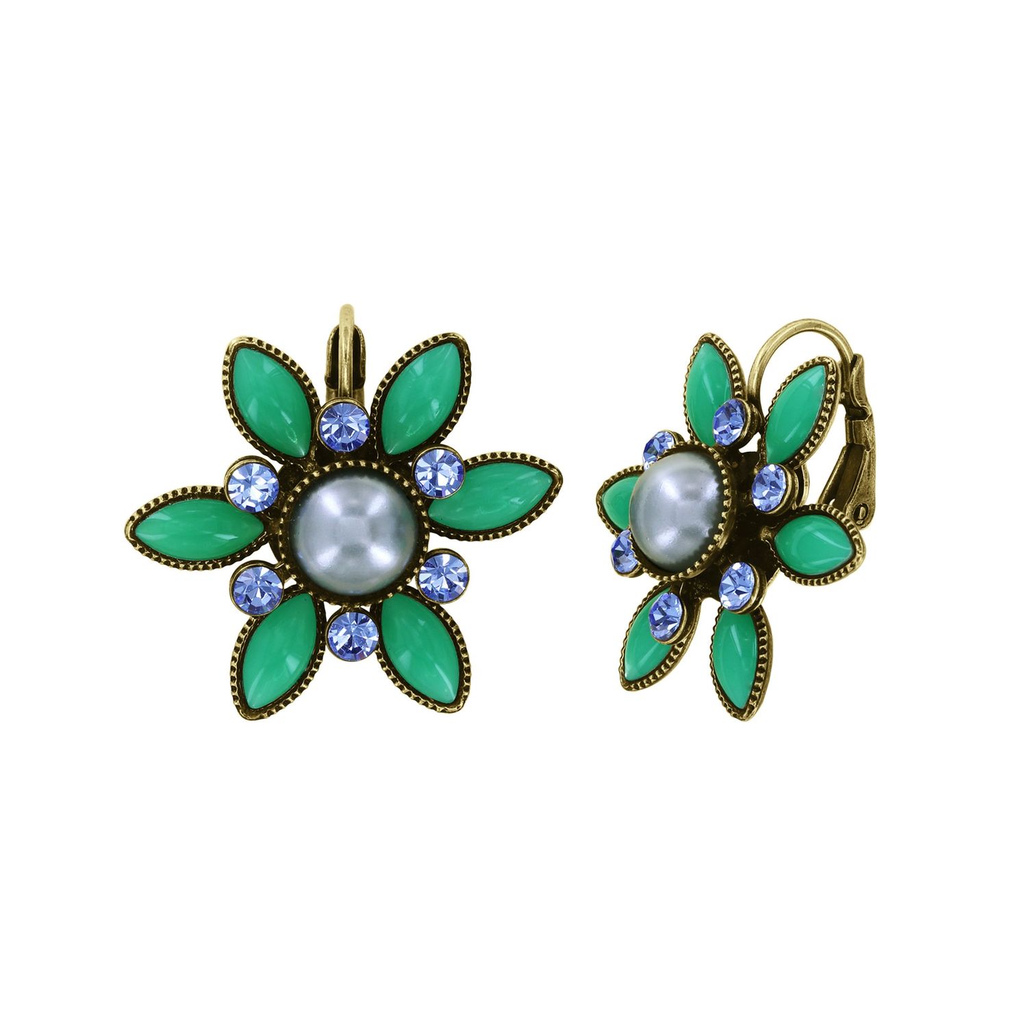 Konplott Ohrring Brisur "Margarita" green