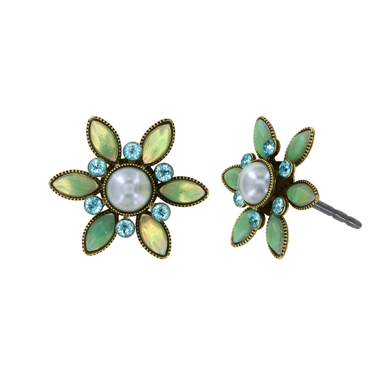 Konplott Ohrstecker "Margarita" green