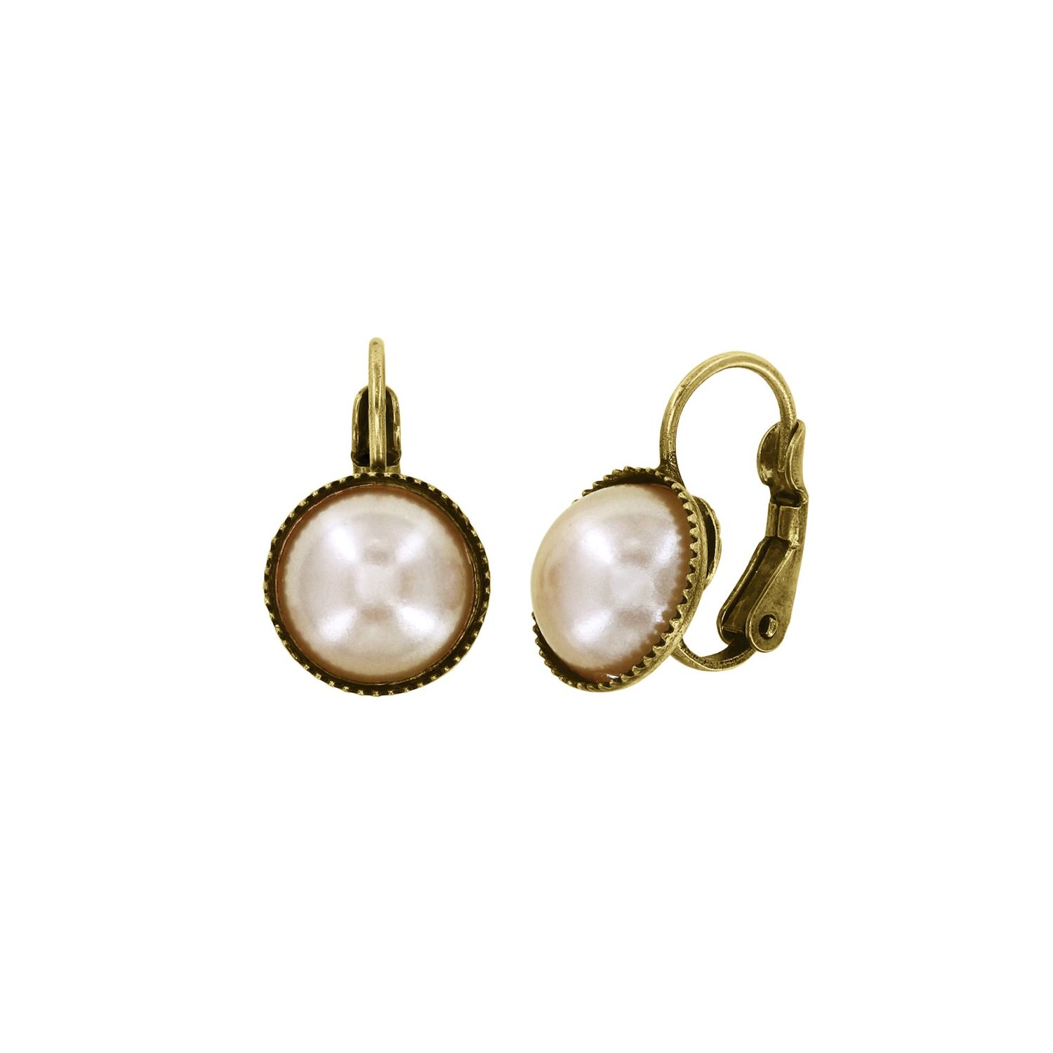 Konplott Ohrring Brisur "Margarita" beige/ pink