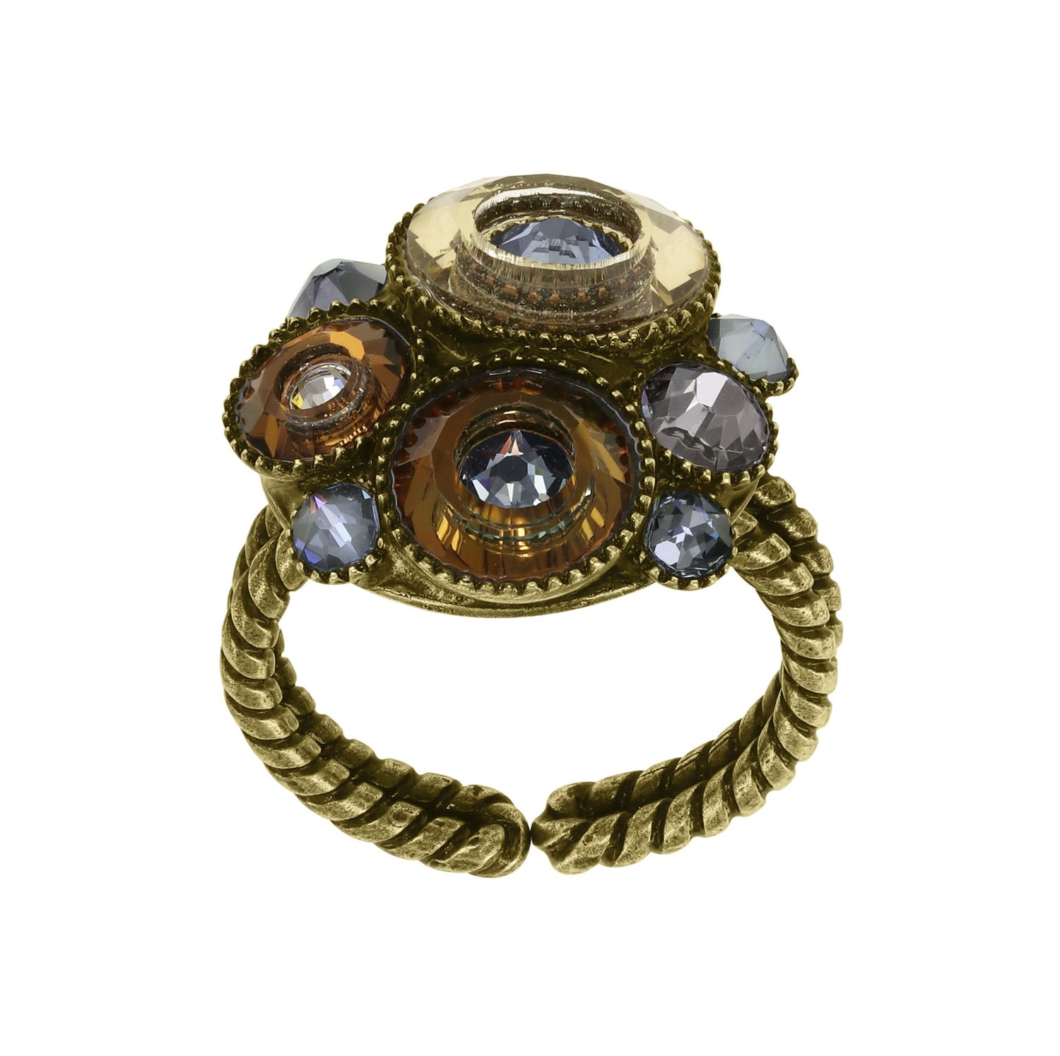 ​Konplott Ring "Donutissima" braun / grau