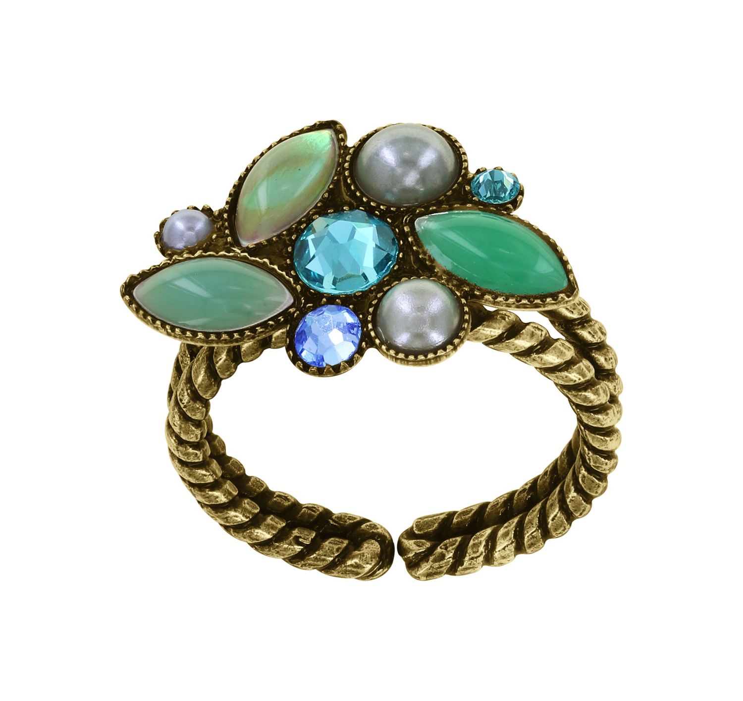 Konplott Ring "Margarita" green