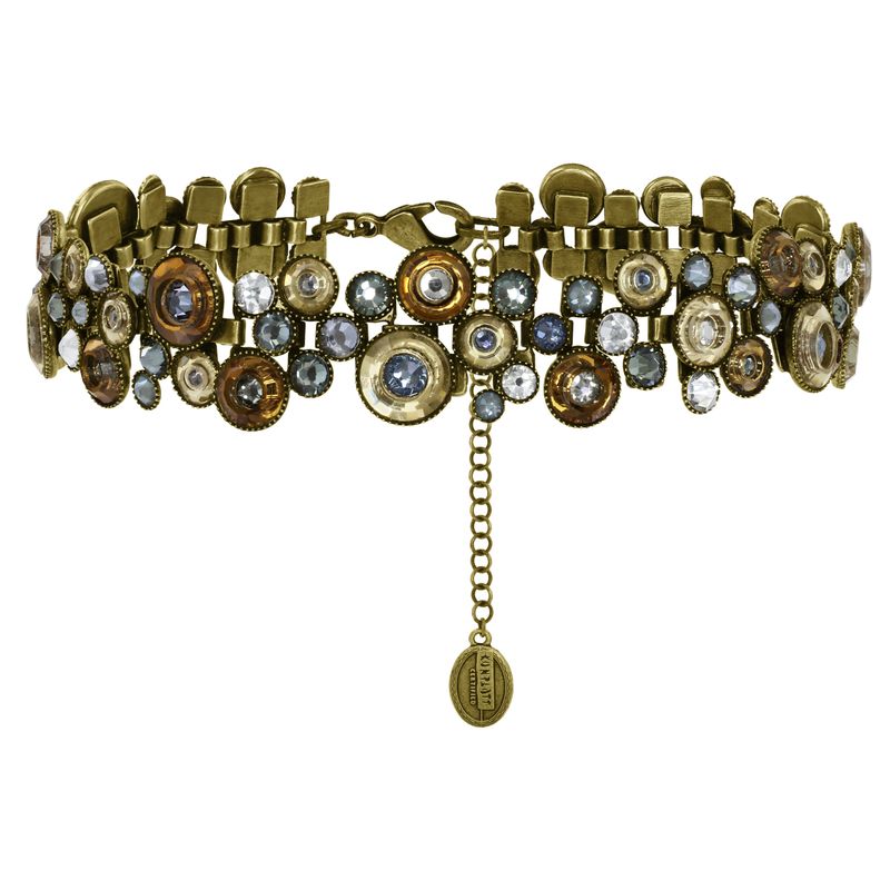 Konplott Choker Konplott Choker "Donutissima" braun / grau