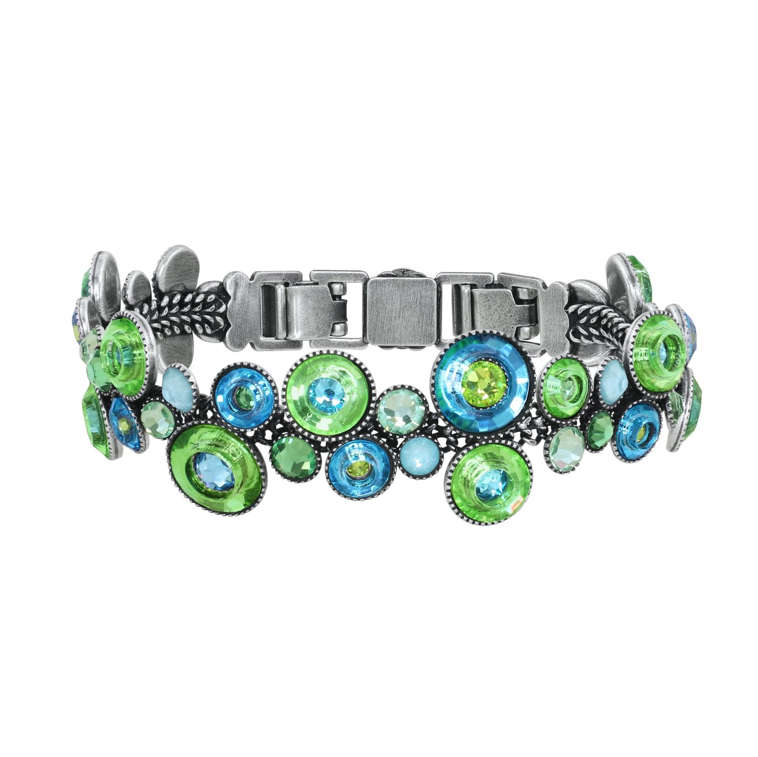 ​Konplott Armband "Donutissima" blau / grün