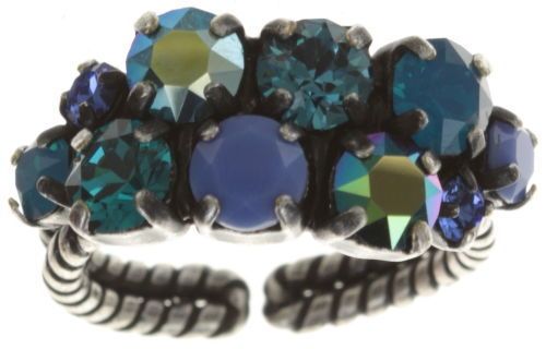 Konplott Ring "Ballroom" Blau, Blau Grün