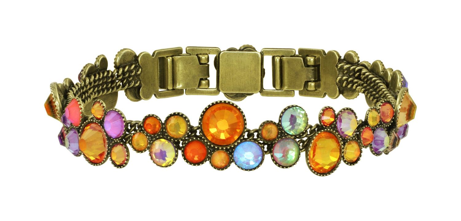 ​Konplott Armband "Water Cascade" orange multi