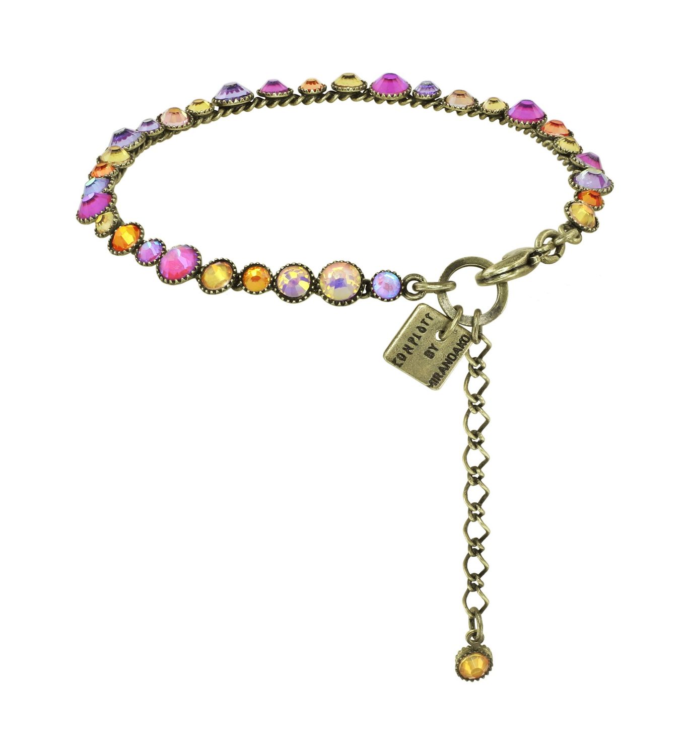 ​Konplott Armband "Water Cascade" orange multi