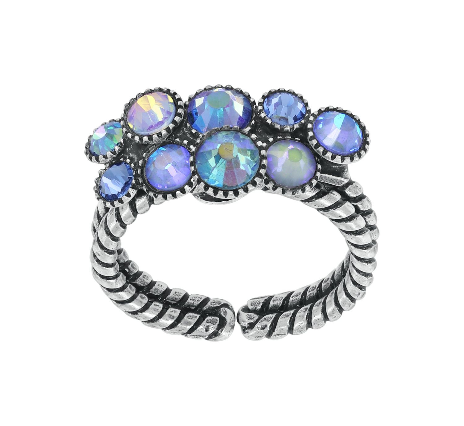 ​Konplott Ring "Water Cascade" blau / lila