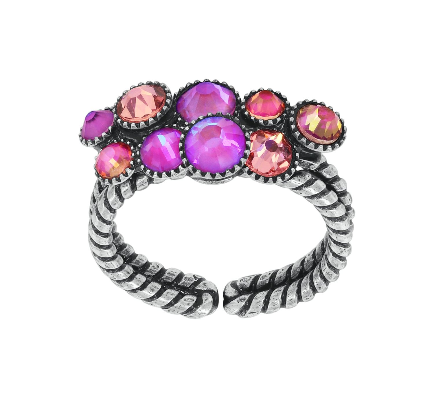 ​Konplott Ring "Water Cascade" pink