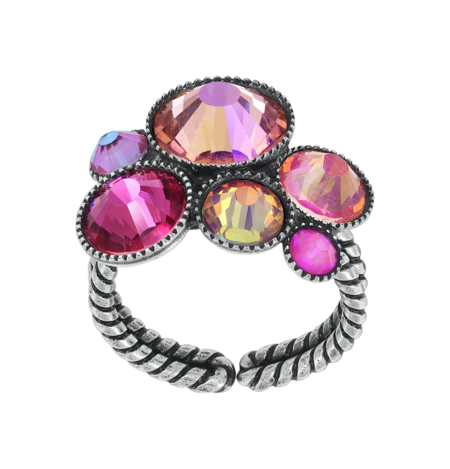 ​Konplott Ring "Water Cascade Glam" pink