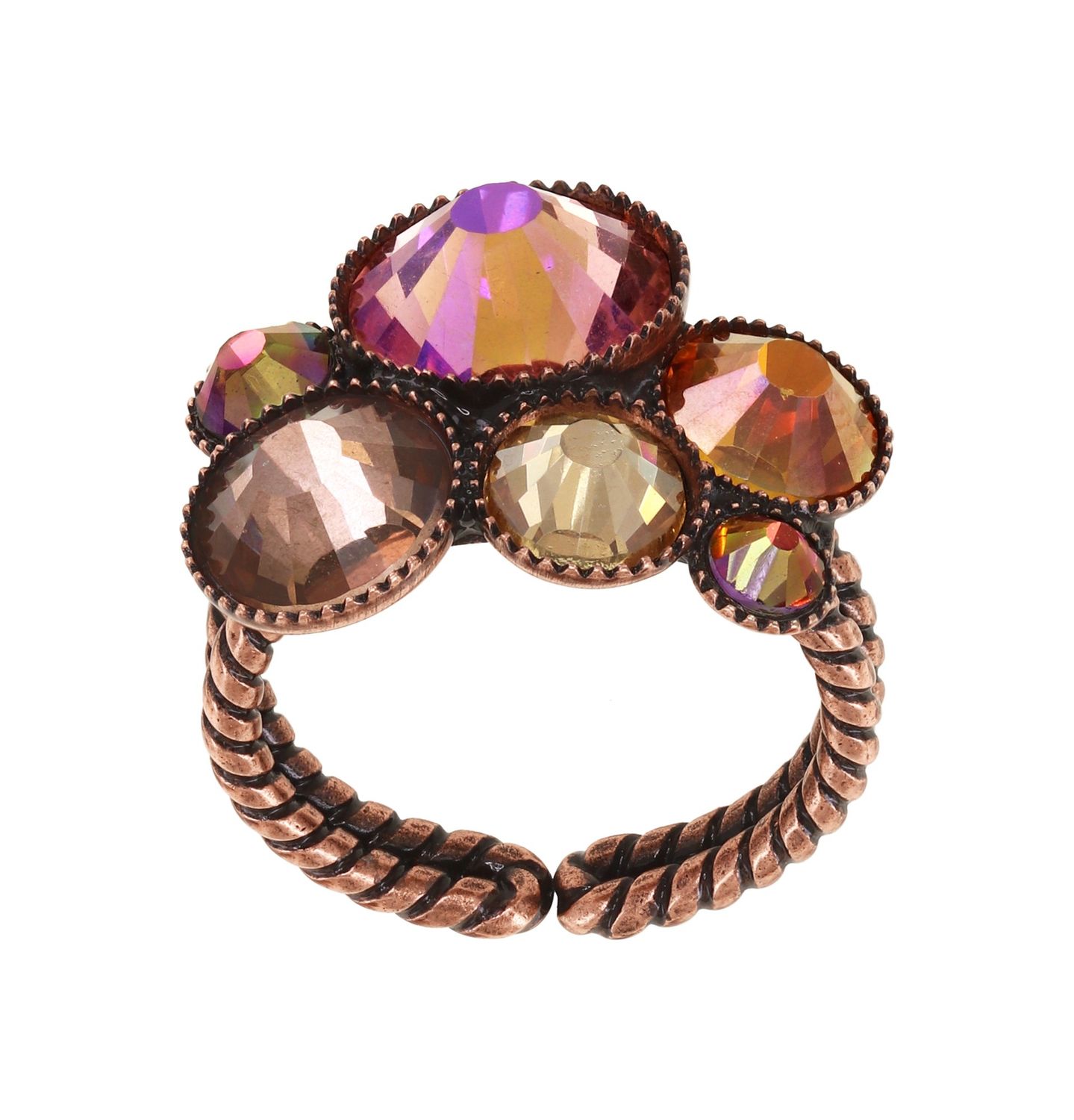 ​Konplott Ring "Water Cascade Glam" beige