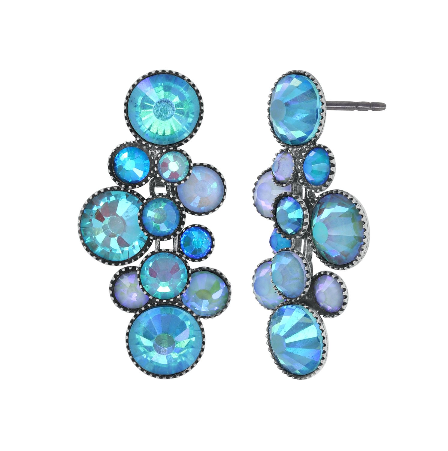 ​Konplott Ohrringe "Water Cascade" light blue