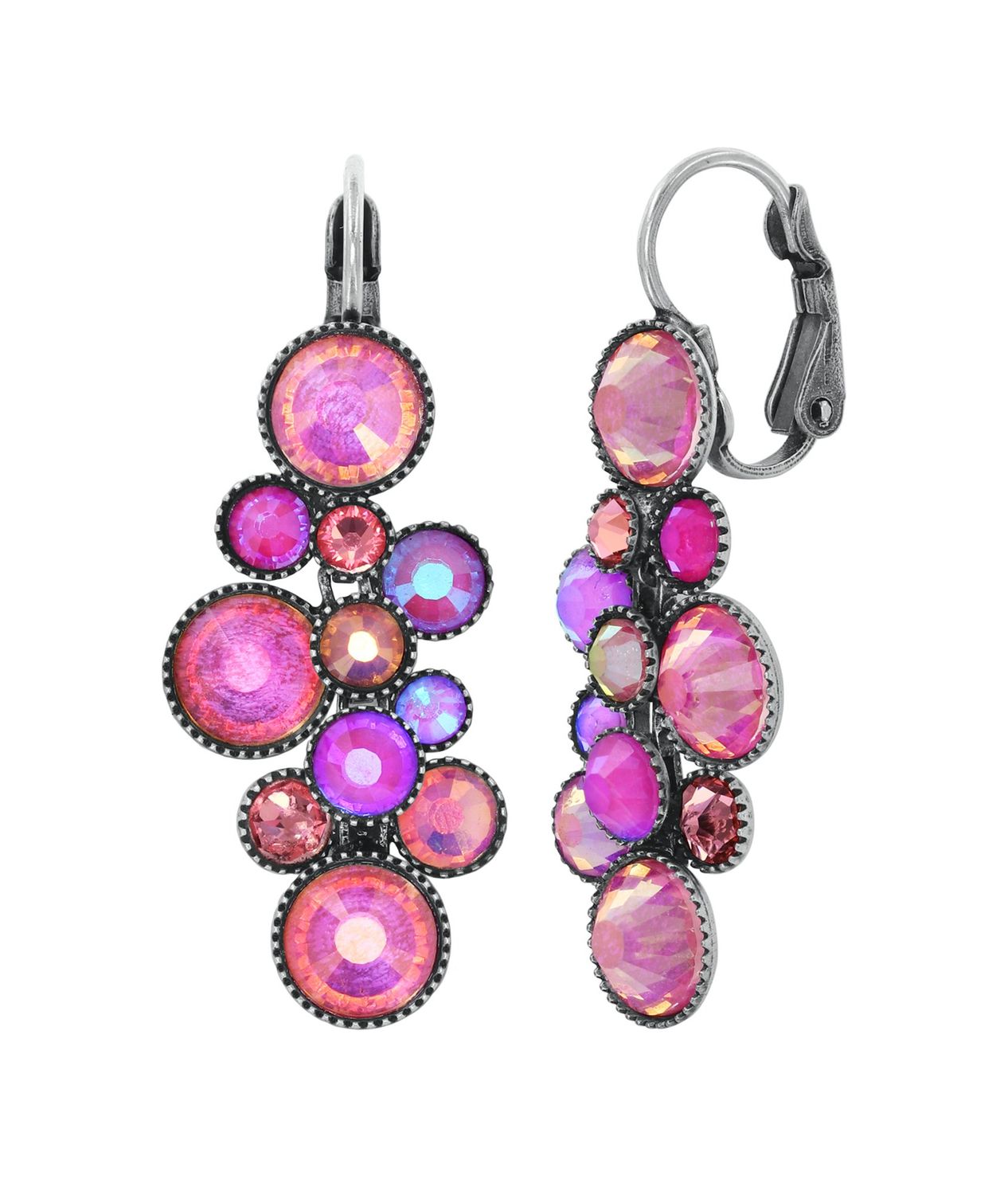 Konplott Ohrringe "Water Cascade" Pink