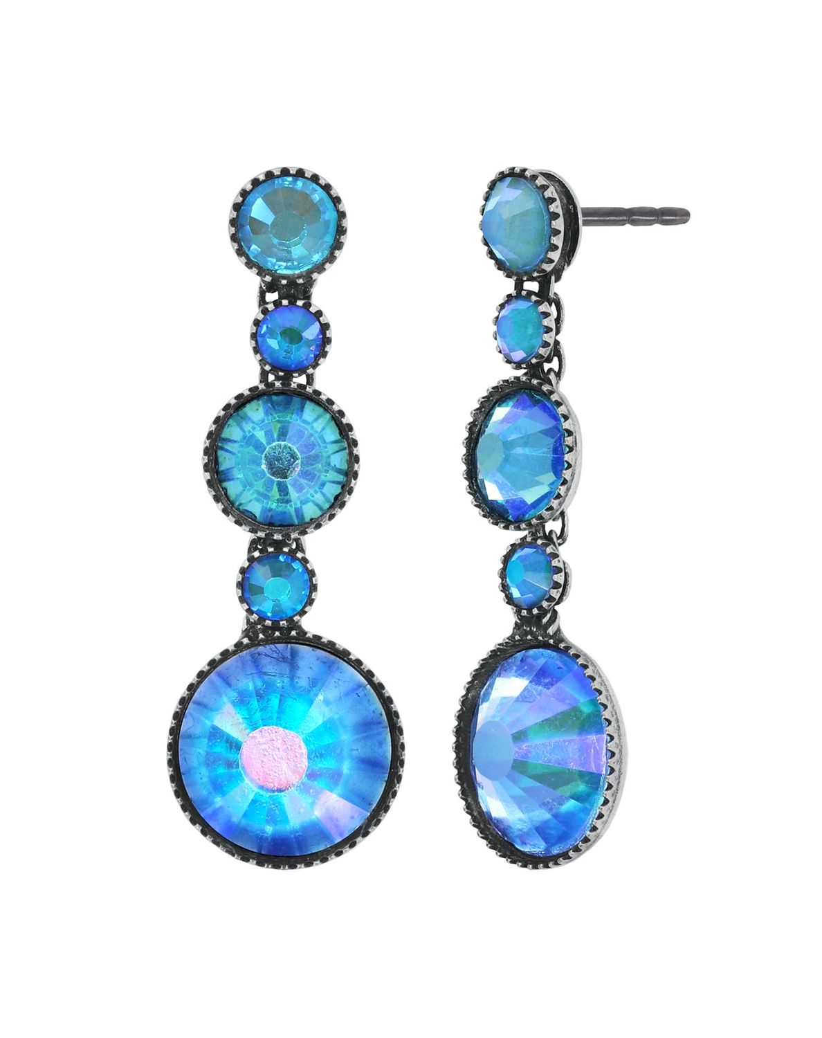 ​Konplott Ohrringe "Water Cascade Glam" Light blue
