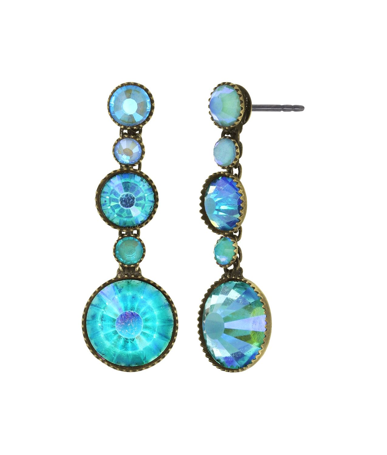 ​Konplott Ohrringe "Water Cascade Glam" grün
