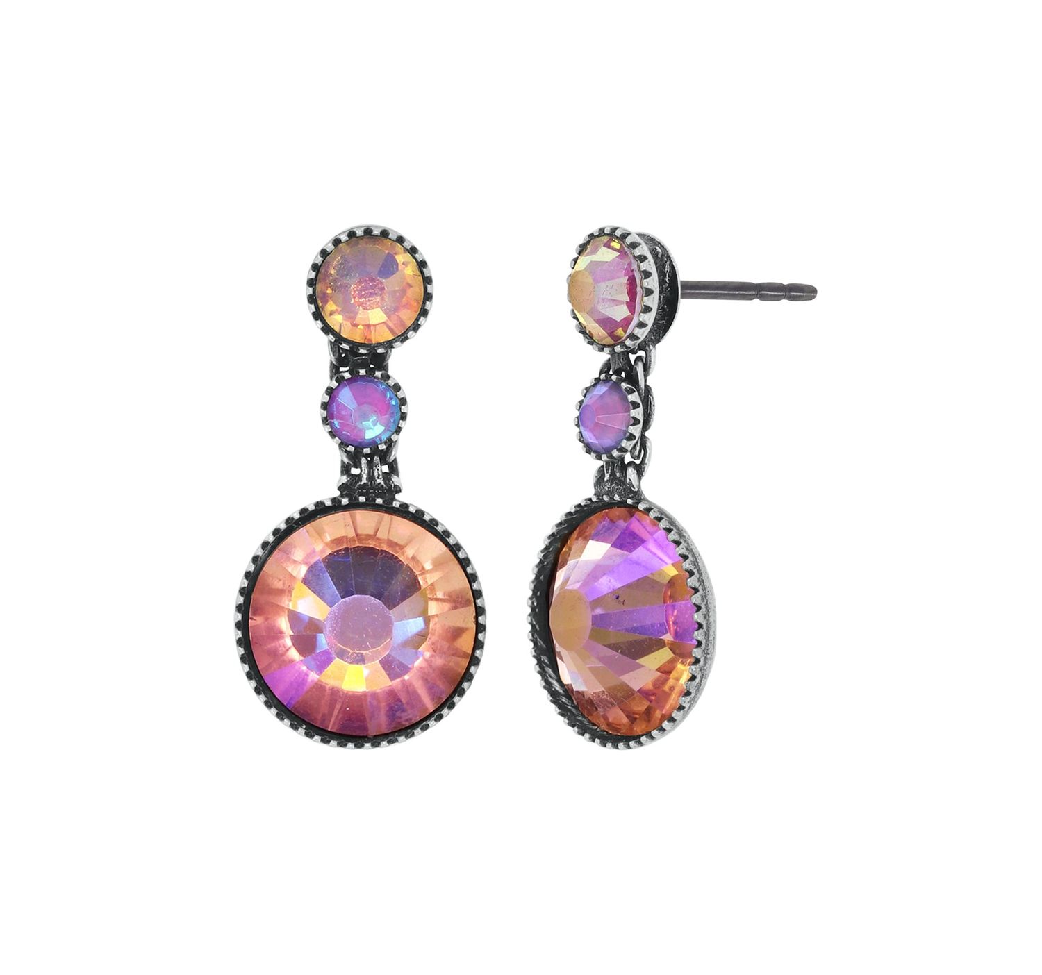 ​Konplott Ohrringe "Water Cascade Glam" Pink