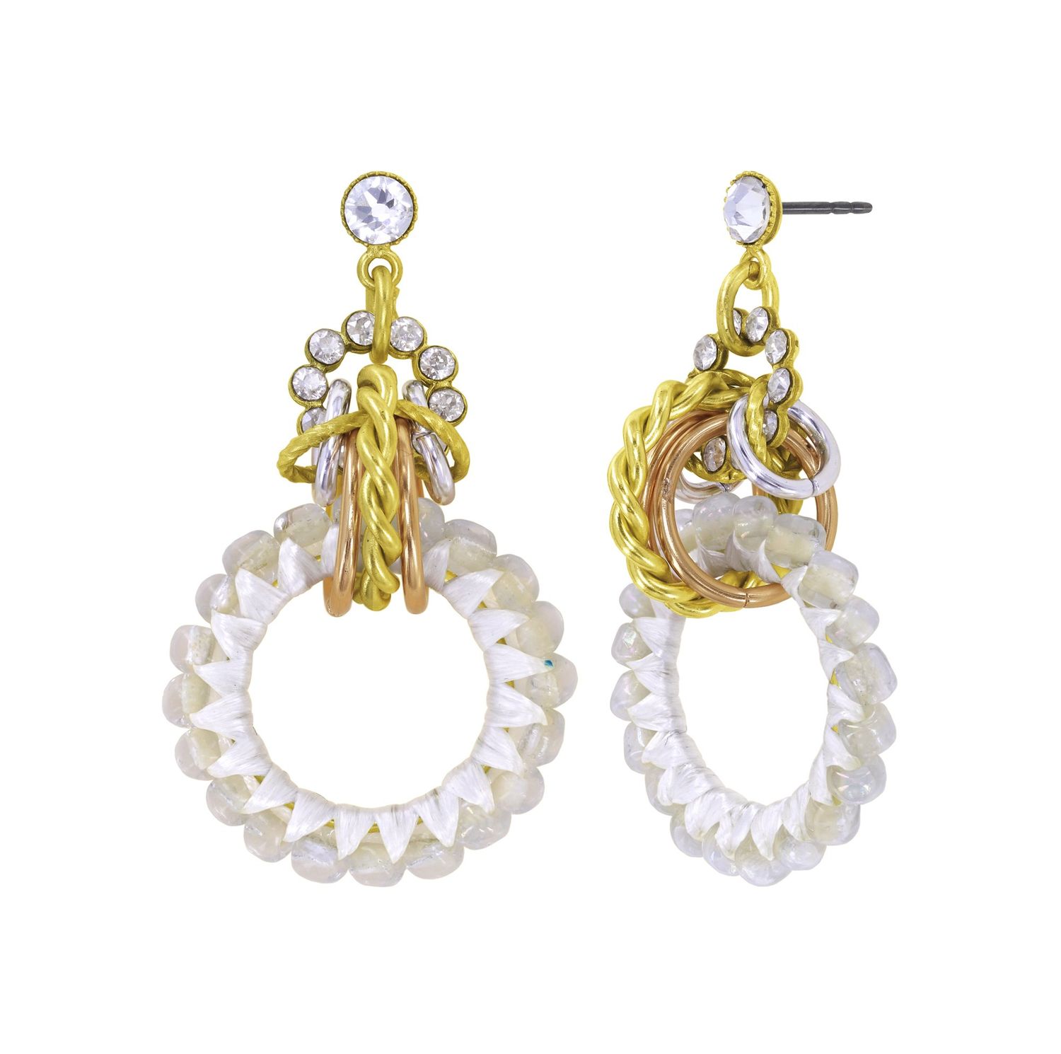 ​Konplott Ohrringe "Kaleidotropical" white