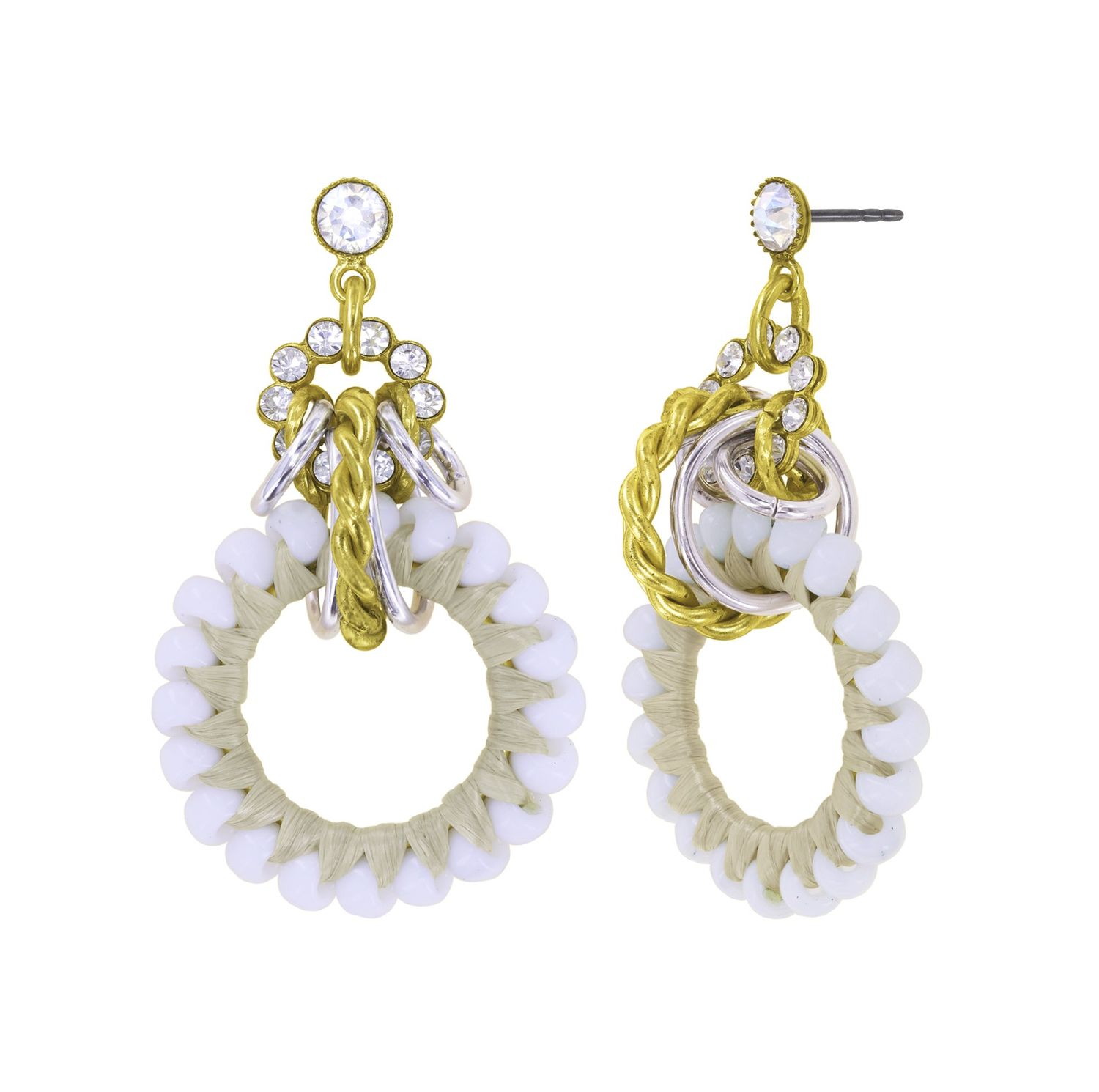 ​Konplott Ohrringe "Kaleidotropical" white