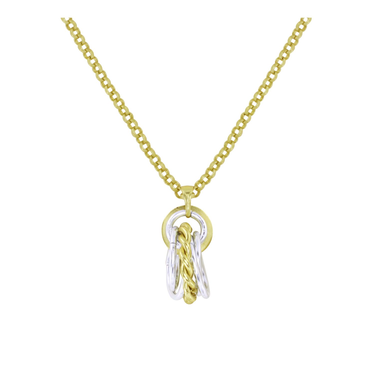 ​Konplott Kette "Kaleidotropical" white