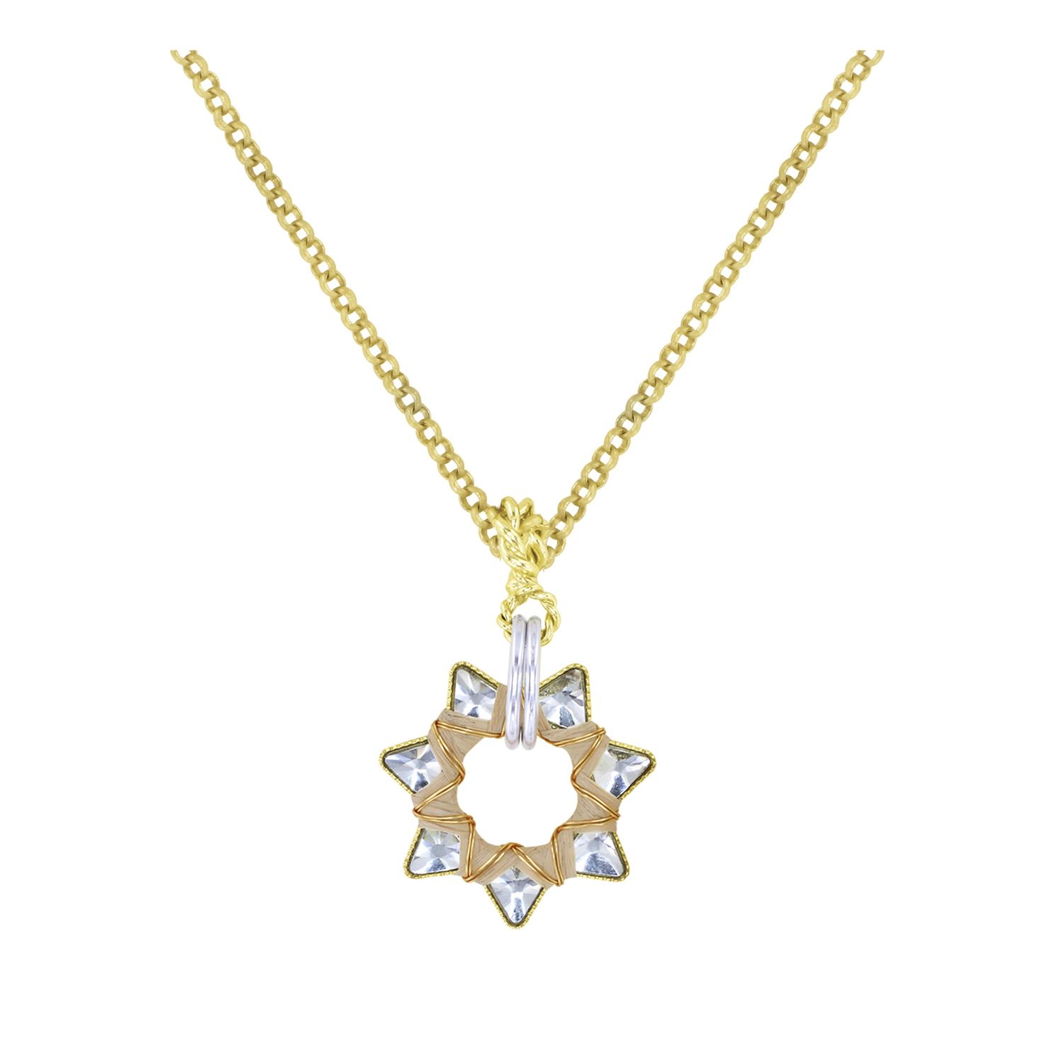 ​Konplott Kette "Kaleidotropical" white
