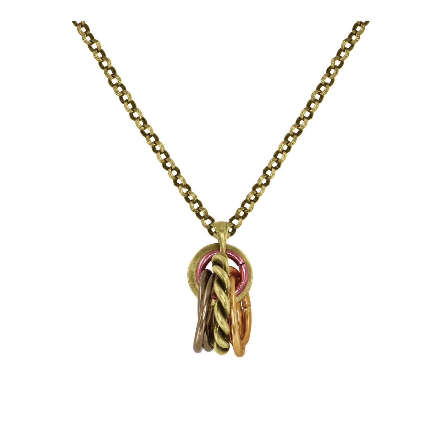 ​Konplott Kette "Kaleidotropical" brown
