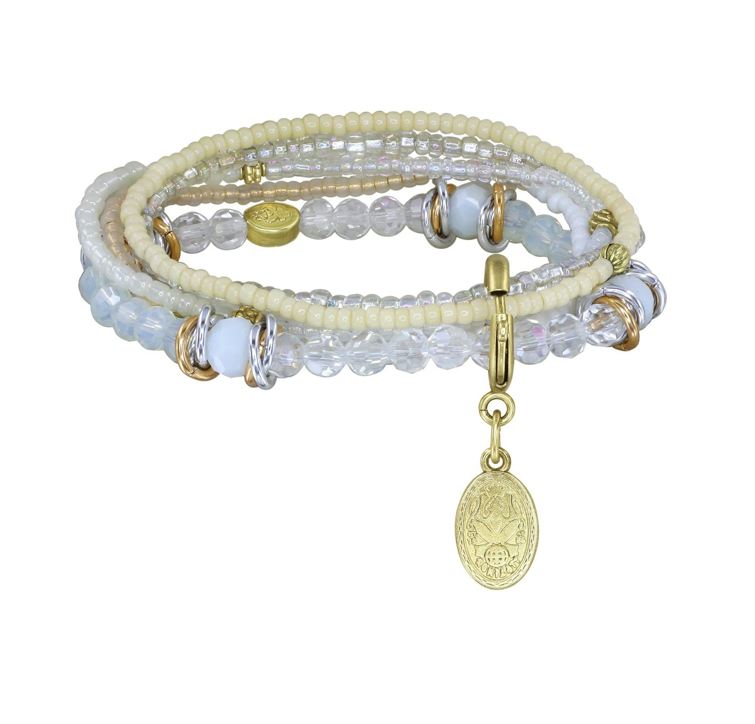Konplott Armband "Petit Glamour d' Afrique" white