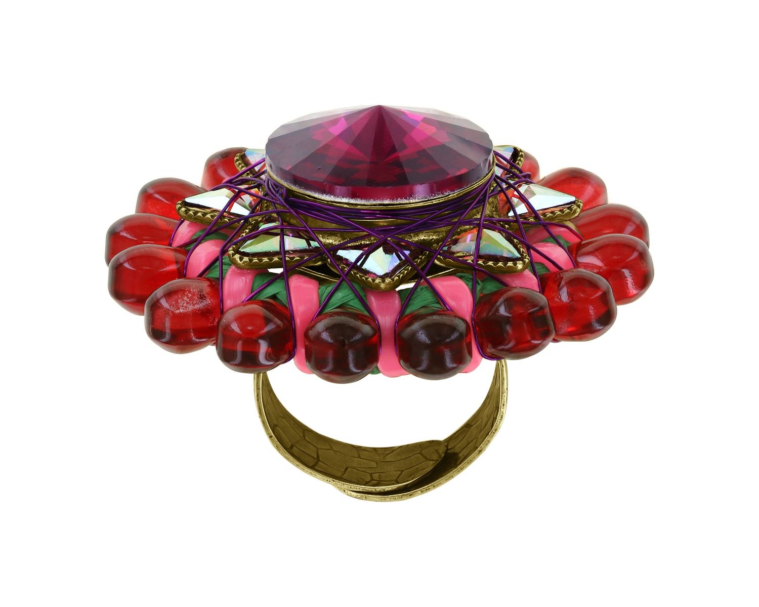 Konplott Ring "Kaleidotropical" multi