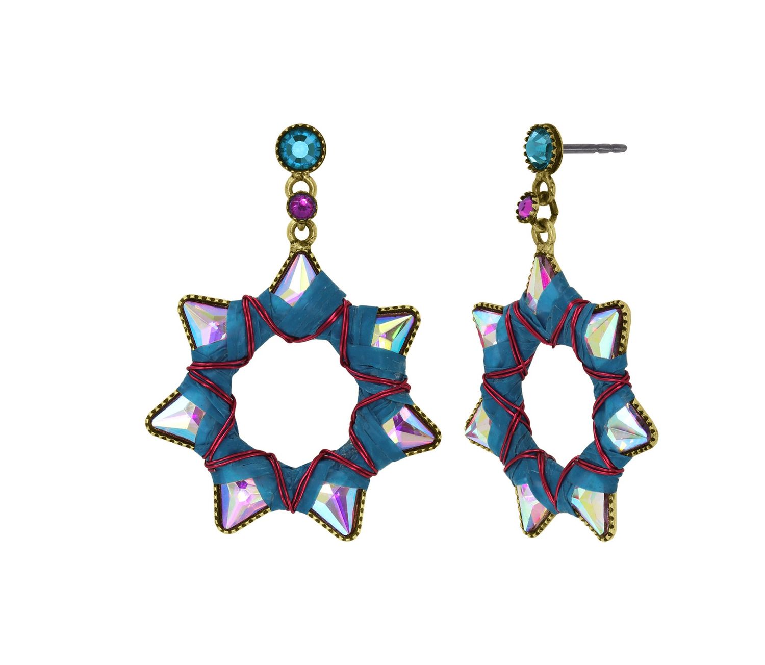 ​Konplott Ohrstecker baumelnd "Kaleidotropical" multi