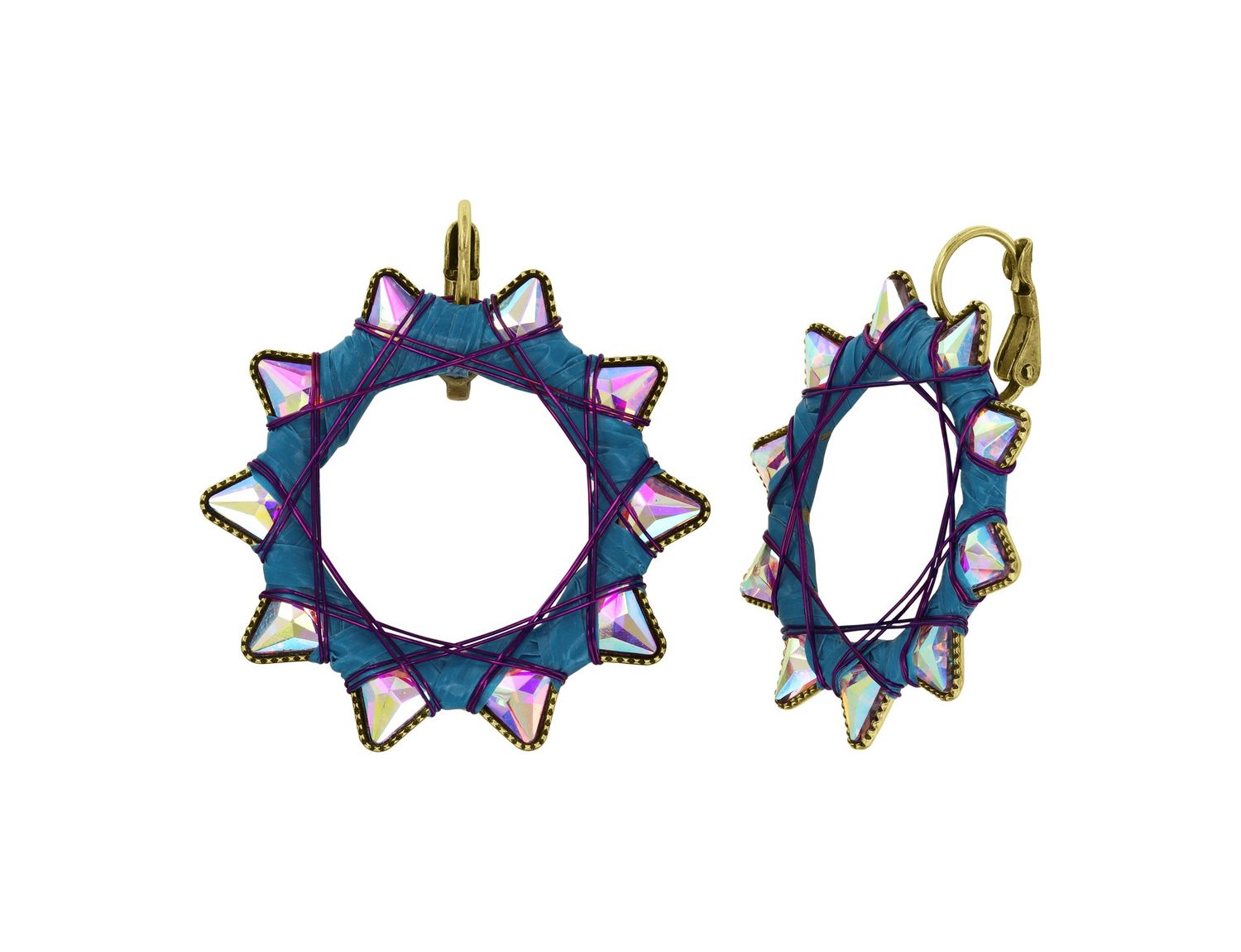 ​Konplott Ohrhänger Brisur "Kaleidotropical" multi