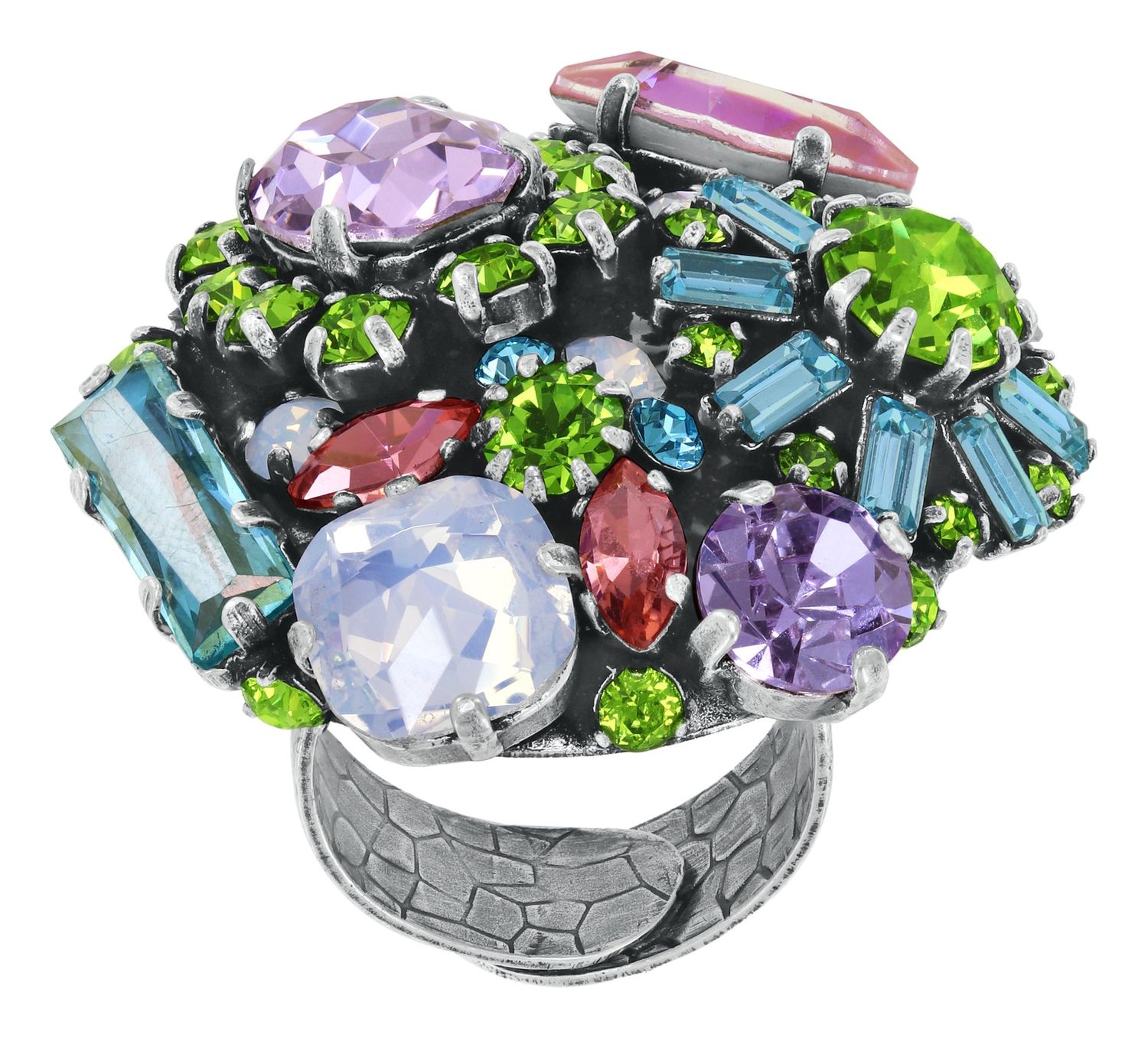 ​Konplott Ring "Artdecode" pastel multi