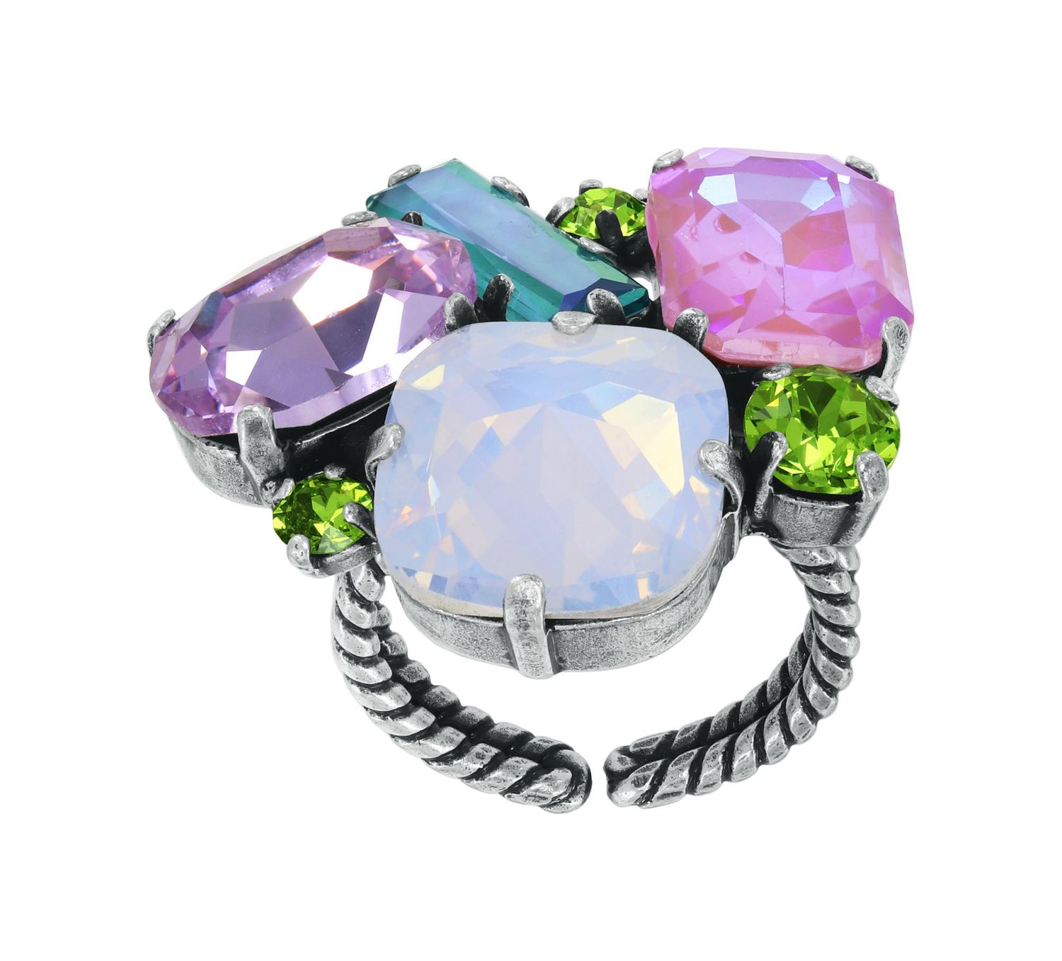 ​Konplott Ring "Artdecode" pastel multi