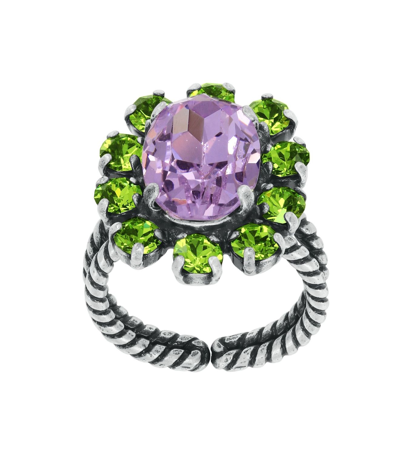 ​Konplott Ring "Artdecode" pastel multi