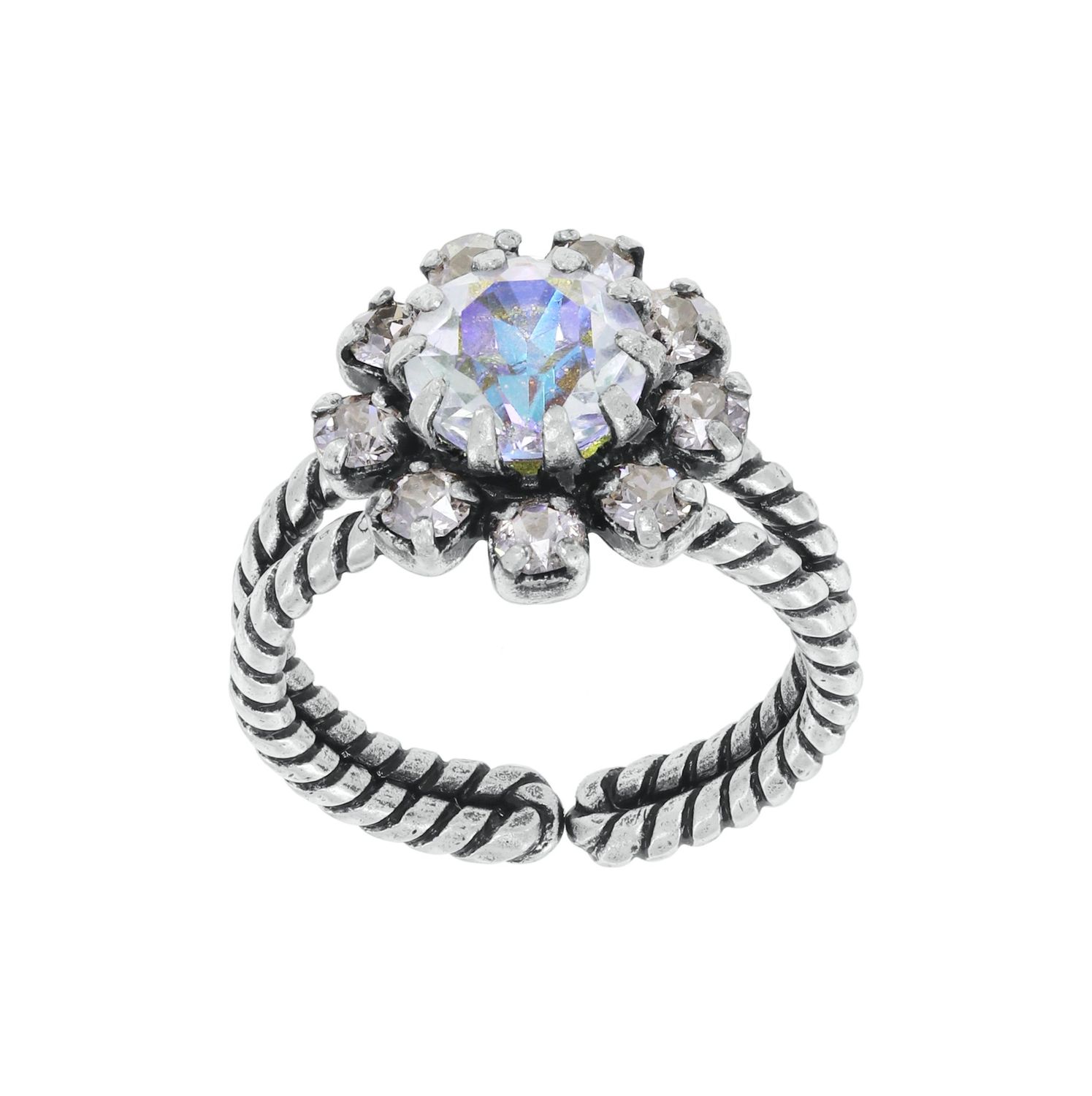 ​Konplott Ring "Artdecode" weiß