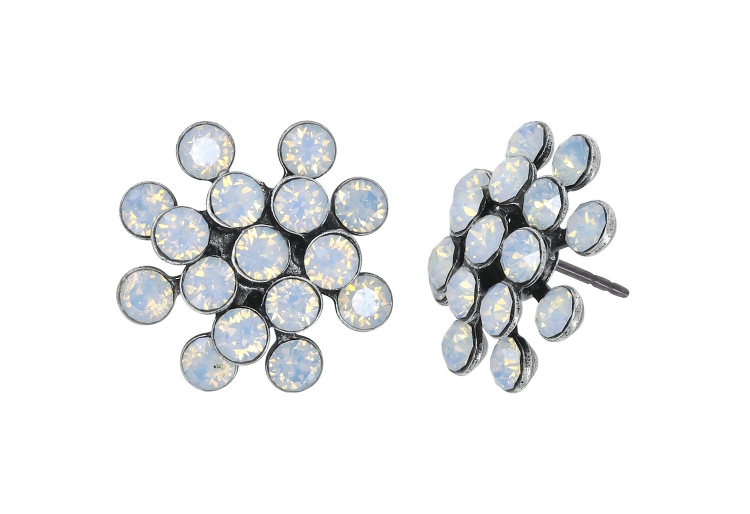 Konplott Ohrstecker "Mini Magic Fireball" mini white