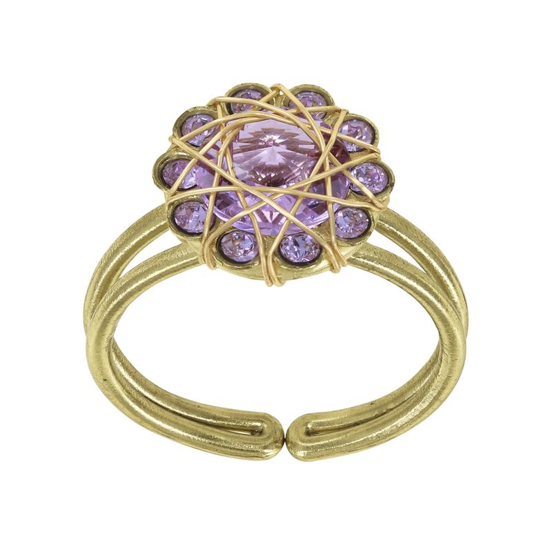 Konplott Ring Konplott Ring "70's Circle" lila
