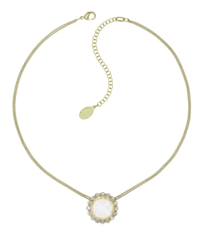 Konplott Kette Konplott Kette "70´s Circle" weiß