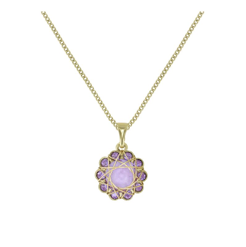 Konplott Kette Konplott Kette "70´s Circle" lila