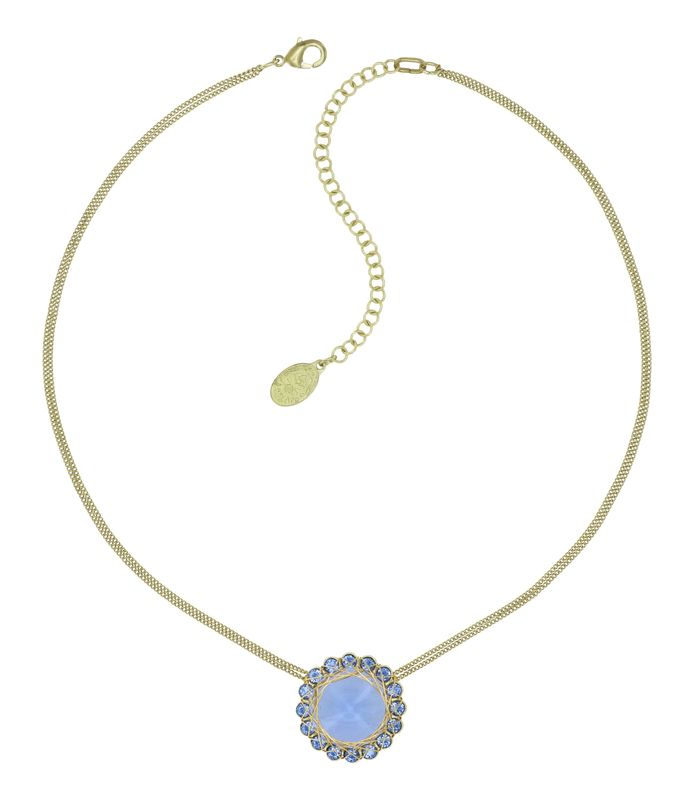 Konplott Kette Konplott Kette "70´s Circle" light blue