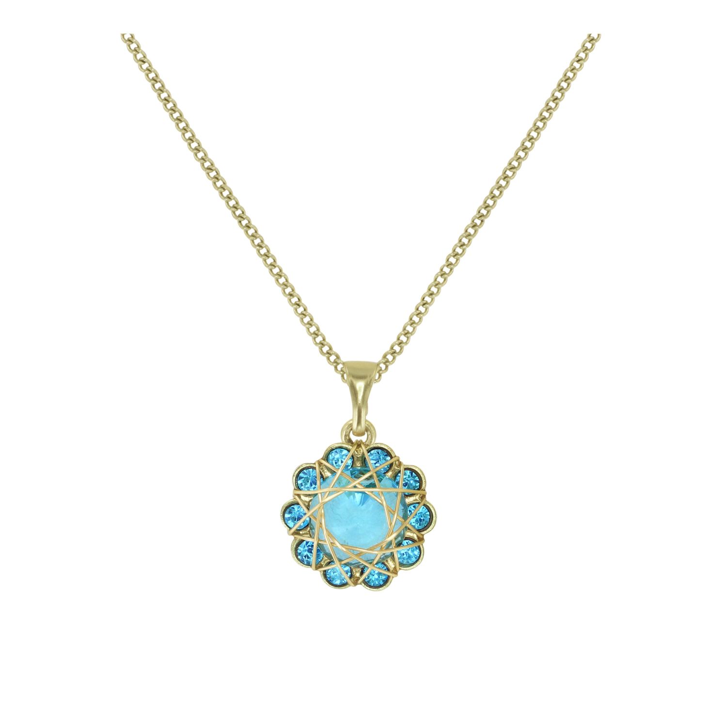 ​Konplott Kette "70´s Circle" blue