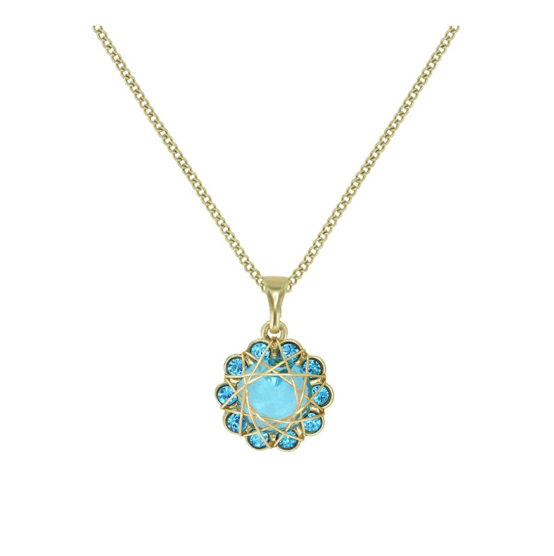 Konplott Kette Konplott Kette "70´s Circle" blue