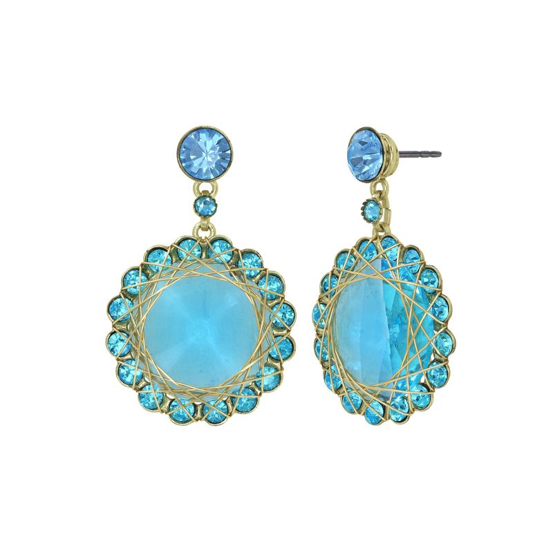 Konplott Ohrringe Konplott Ohrringe "70´s Circle" blue