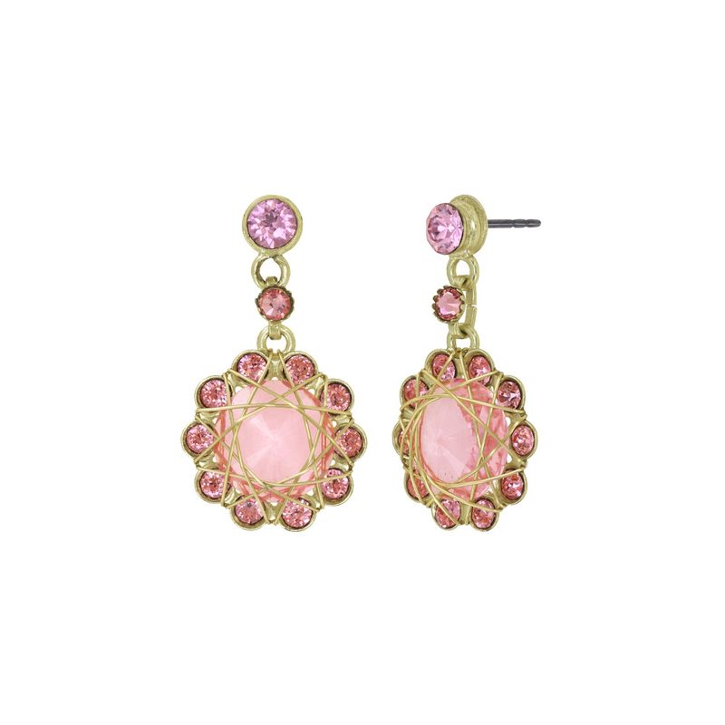 Konplott Ohrringe Konplott Ohrringe "70´s Circle" pink
