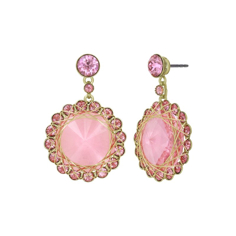 Konplott Ohrringe Konplott Ohrringe "70´s Circle" pink