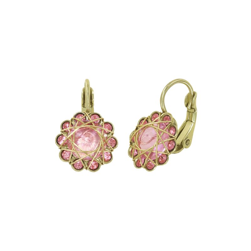 Konplott Ohrringe Konplott Ohrringe "70´s Circle" pink