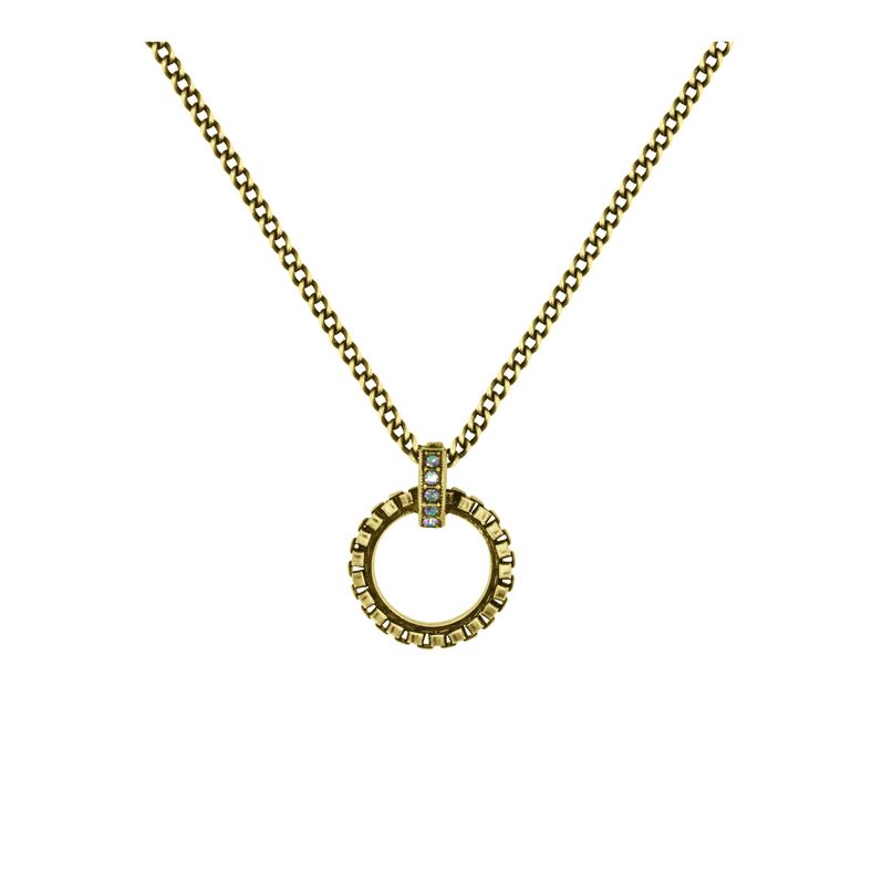 Konplott Kette Konplott Kette "Rings & Rhythm" brass light antik brass