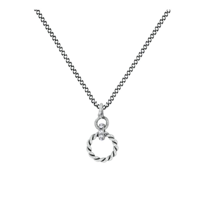 Konplott Kette Konplott Kette "Rings & Rhythm" silver light antik silver